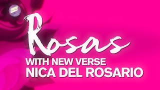 Rosas Lyrics  Nica del Rosario ft Gab Pangilinan with New Verse NO ADS [upl. by Tini]