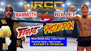 BossBulletAngBumanggaGiba vs The Mammoth FIGHT PREDICTION ng mga EXPERT sa Combat Sport MMA [upl. by Naira847]