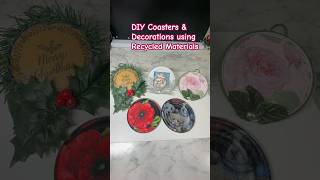 DIY Coasters amp Decorations diy diyproject recycle trashtotreasure craft reuse easycrafts [upl. by Clem]