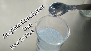 Acrylate Copolymer Gel  How To Make Gel  Acrylate Copolymer Thickener [upl. by Ruggiero]