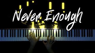 The Greatest Showman  Never Enough  Loren Allred Piano Cover [upl. by Brandi]