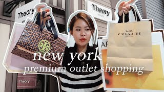 NEW YORK VLOG  Shopping day at Woodbury Common Premium Outlets luxury fashion haul [upl. by Leihcim]