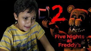 FIVE NIGHT AT FREDDYS 2  GUSTAVO VS PAPAI QUEM É MAIS MEDROSO FNAF 2 [upl. by Acihsay]