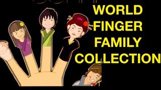 World Finger Family Collection  FrenchChineseRussianIndianJapaneseArab [upl. by Enert]