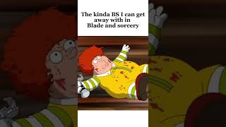 Blade and sorcery BS vr vrmeme bladeandsorcery nomad familyguy meme gamingmeme [upl. by Brina]