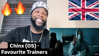 Chinx OS  Favourite Trainers Official Video  American Reaction🔥🇺🇸 [upl. by Nessi425]