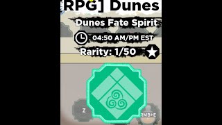 Dunes Fate Spirit spawn Location  Shindo Life [upl. by Olnee]