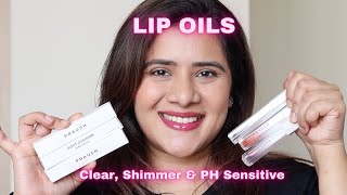 Praush Pout Cushion Luxe Lip Oil Review amp Swatches  DrSmileup [upl. by Blossom]