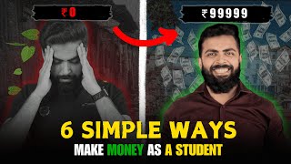 Tested 6 Simple Ways Make Money As A Student  NO PROMOTION [upl. by Aznerol]