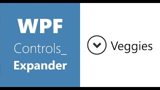 WPF Controls  7Expander  HD  Expander in WPF [upl. by Eanar]