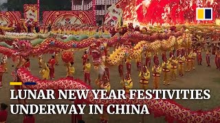 Festive mood and mass movement across China ahead of Lunar New Year [upl. by Stoecker178]