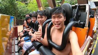 Sunway Lagoon Water Theme Park  Pirates Revenge and Vuvuzela [upl. by Heigho]