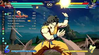 DBFZ v138 Yamcha New Spirit Ball Combo Extension [upl. by Frick]