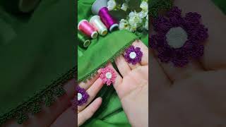 oyalarımtuğba tığoyaları crochet elemeği handmade tığoyalarım61 elemeği trend flowers [upl. by Ahsilra]