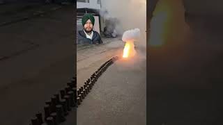 fireworks diwali fireworks amritsar jindgirahisebashavenaamni streetfood [upl. by Enaira]