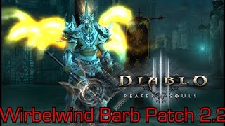 Diablo RoS ★ Barbaren Wirbrlwind Build Patch 22 [upl. by Gare]