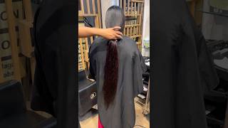 Just trimming by⁠vishnusinghhairartist saloon salon hair haircutting haircut shortfeed short [upl. by Ko]