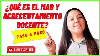 👩🏽‍🏫 MOVIMIENTO ANUAL DOCENTE Y ACRECENTAMIENTO💻 [upl. by Jacquelynn]