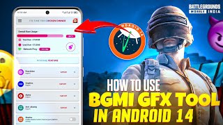 HOW TO USE BGMI GFX TOOL 90 FPS IN ANDROID 13 14  BGMI 32 UPDATE WORKING 😍 [upl. by Aidnic]