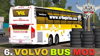 All time 6 Best VOLVO Buses mod for Bussid  Volvo Bus mod for Bus Simulator Indonesia [upl. by Wendel]