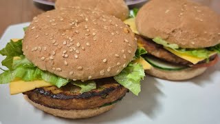 Veggie Burger recipe 🍔 food foryou fyp viralvideo viral viralshorts youtubeshorts youtube [upl. by Ennoved]