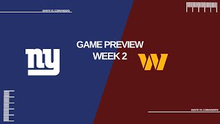 New York Giants vs Washington Commanders  2024 Week 2 Prediction [upl. by Ahsekyt]