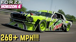 FORZA HORIZON 4  268 MPH Hoonicorn Mustang Setup [upl. by Yasmar327]