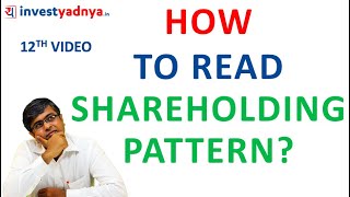 How to Read a Shareholding Pattern of a Company Shareholding Pattern Explained in Hindi [upl. by Alves206]