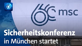 60 Münchner Sicherheitskonferenz beginnt [upl. by Lednek]