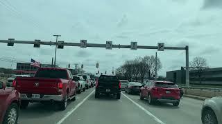 Driving in Southfield Michigan USA 🇺🇸 April 2023 [upl. by Renie426]