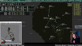 VATSIM ATC  MNL CTR [upl. by Tiedeman908]