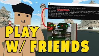 How To Play Unturned With Friends 2024 [upl. by Garold]