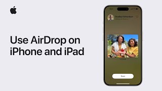 How to use AirDrop on your iPhone or iPad  Apple Support [upl. by Kallick]