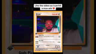 Like so I can hit a max win ❤️ Drake Pokemon card shorts pokemon drake kendricklamar disstrack [upl. by Seuqramed]