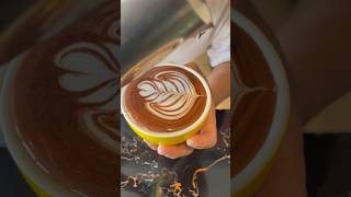 SLOWSETTA LATTE ART Chocolate Jago Minuman latteart [upl. by Anahsat]