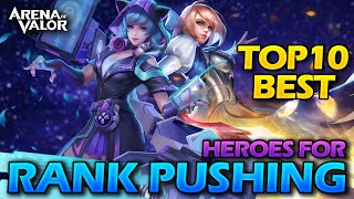 Top 10 Strongest Heroes for Solo Carry Ranked  Arena of Valor  CoT  AoV x HoK News [upl. by Atekram158]