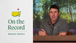 Brooks Koepka Reflects on the Final Round  The Masters [upl. by Tennos]