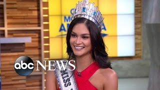 Miss Universe Philippines Speaks Out on Sharing Crown [upl. by Aihsenek]