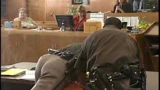 Convicted Murderer Fights Deputies At Sentencing 2010 [upl. by Lindblad394]