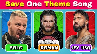 Save One Theme Song ✅ SOLO SIKOA VS ROMAN REIGNS VS JEY USO [upl. by Kusin]