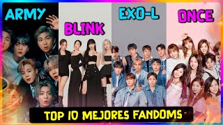 🔥¡INCREIBLE Estos son Los 10 Mejores y mas Leales Fandoms de Kpop de la Historia [upl. by Adirehs]