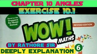 Exercise 101 class 6th wow maths book solutions [upl. by Woodsum]