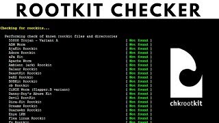 How To Detect Rootkits On Kali Linux  chkrootkit amp rkhunter [upl. by Esiuqcaj]