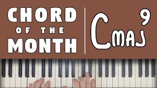 Major 9 Chord Voicing  Chord of the Month 2 [upl. by Anahsohs859]