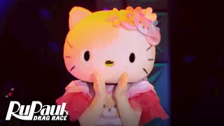 RuPauls Drag Race  Sissy That Walk Hello Kitty Girls  Season 7 [upl. by Ellasal]