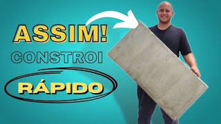 Obra com concreto celularpasso a passo vídeo 2 [upl. by Ssenav]