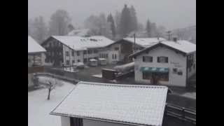 Zugspitzbahn Grainau im Schnee Ostern 2012 [upl. by Chaney]