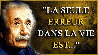 ALBERT EINSTEIN ses plus grandes citations act 4 [upl. by Hnoj344]