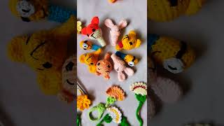 Crochet pencil topper youtubeshorts crochetpenciltoppers amigrumitoy [upl. by Eilatam]