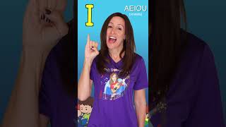 Learn Vowels Song for Kids Official VideoLearn the vowels AEIOU with Patty Shukla Singalong short [upl. by Mairem]